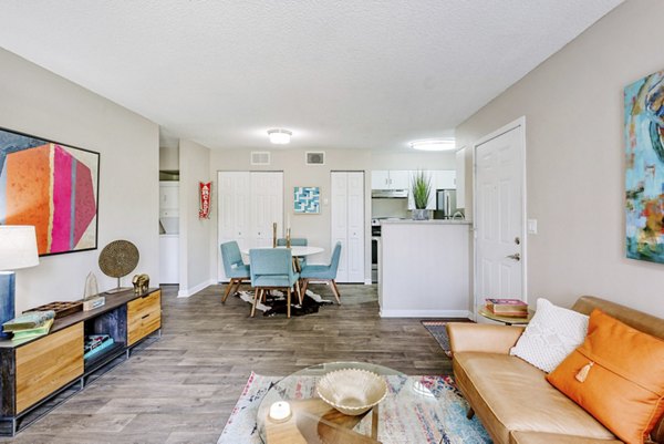 living room at Sloan's Lake Apartments