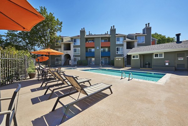pool area at Sloan's Lake Apartments