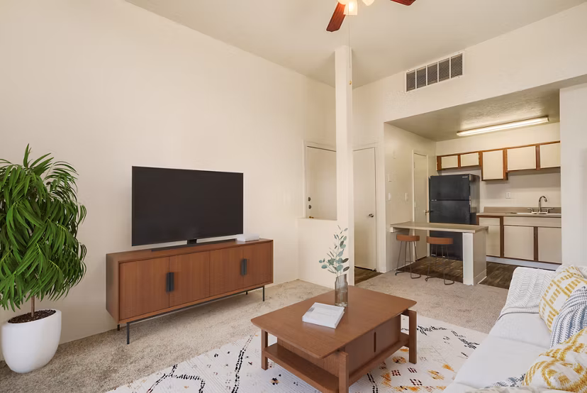 living room at Entrada Pointe Apartments