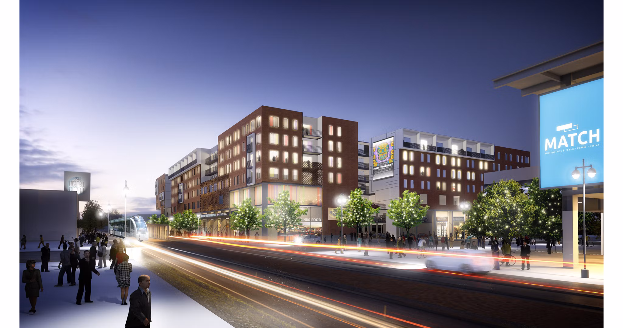 rendering at Mid Main Lofts