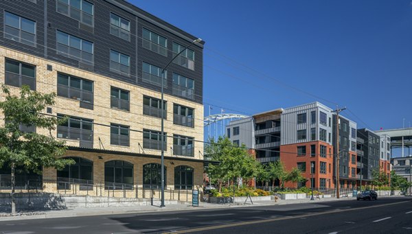 Waterline Apartments: Luxurious high-rise with contemporary design in a vibrant cityscape