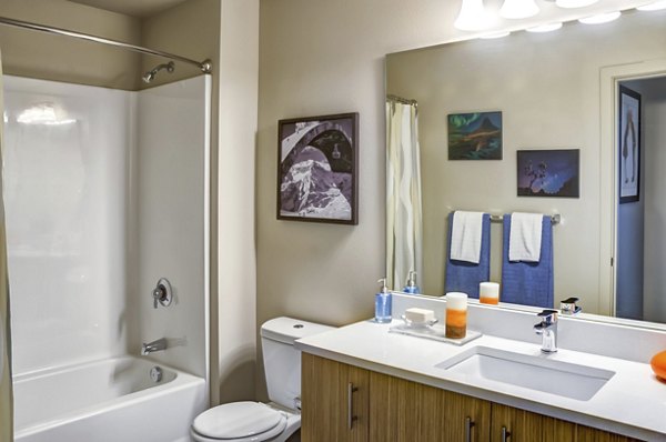 bathroom at Waterline Apartments      
