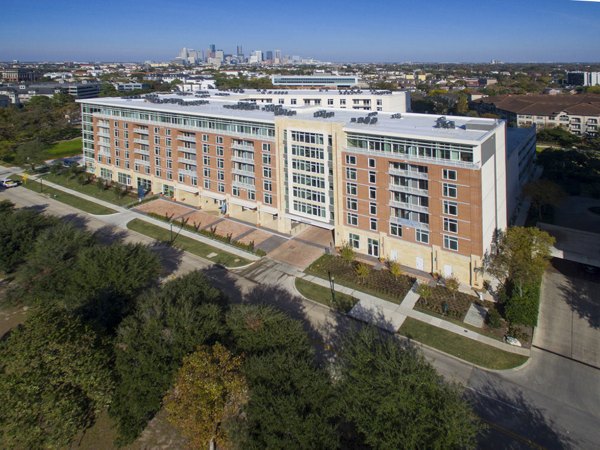 exterior at One Hermann Place Apartments