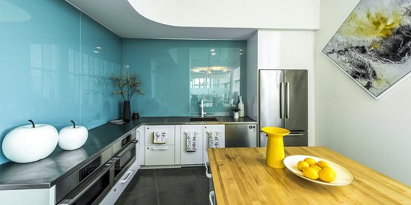 Clubhouse with modern furnishings and entertainment areas at Adaire Apartments, a luxury property