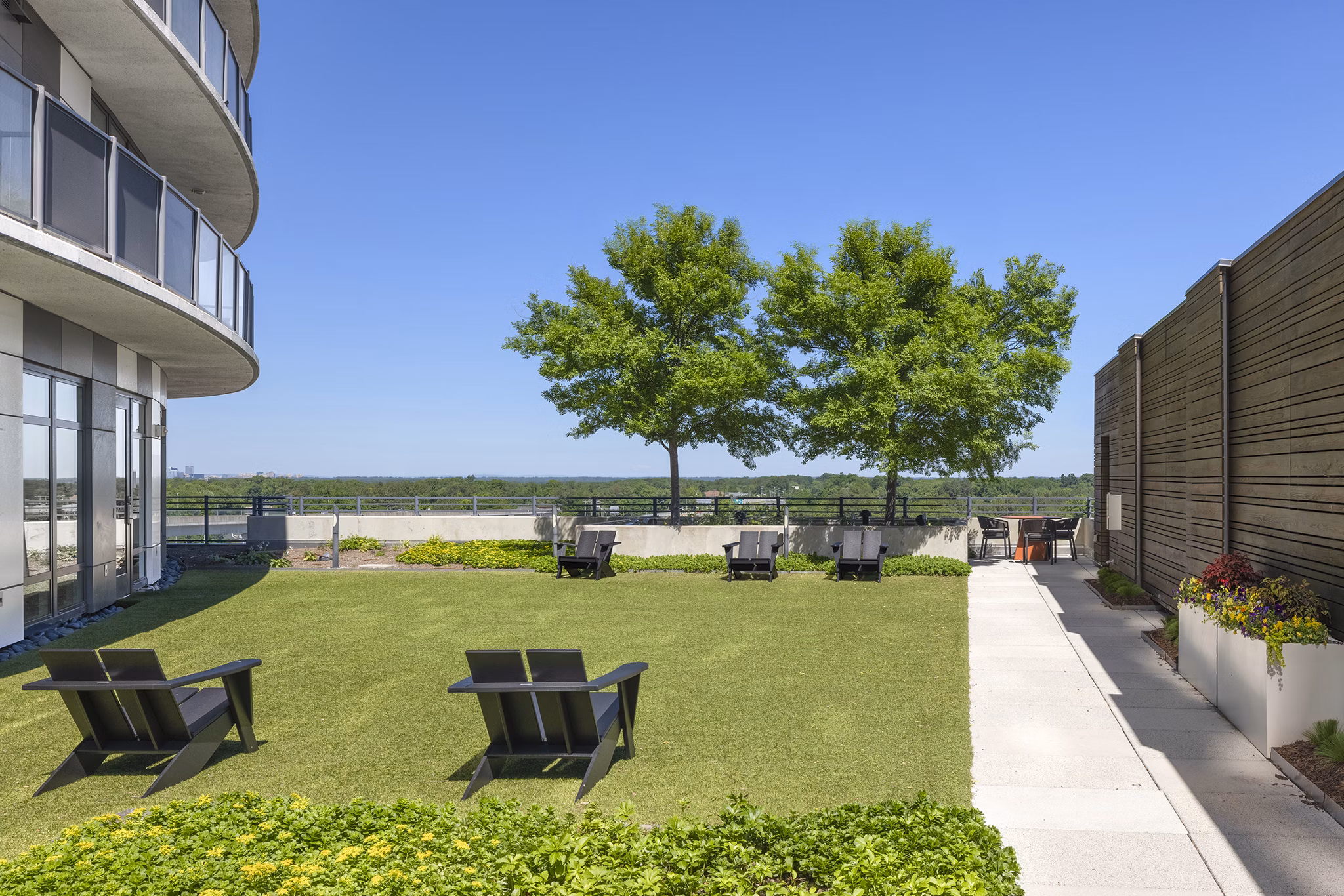 Patio at Adaire Apartments