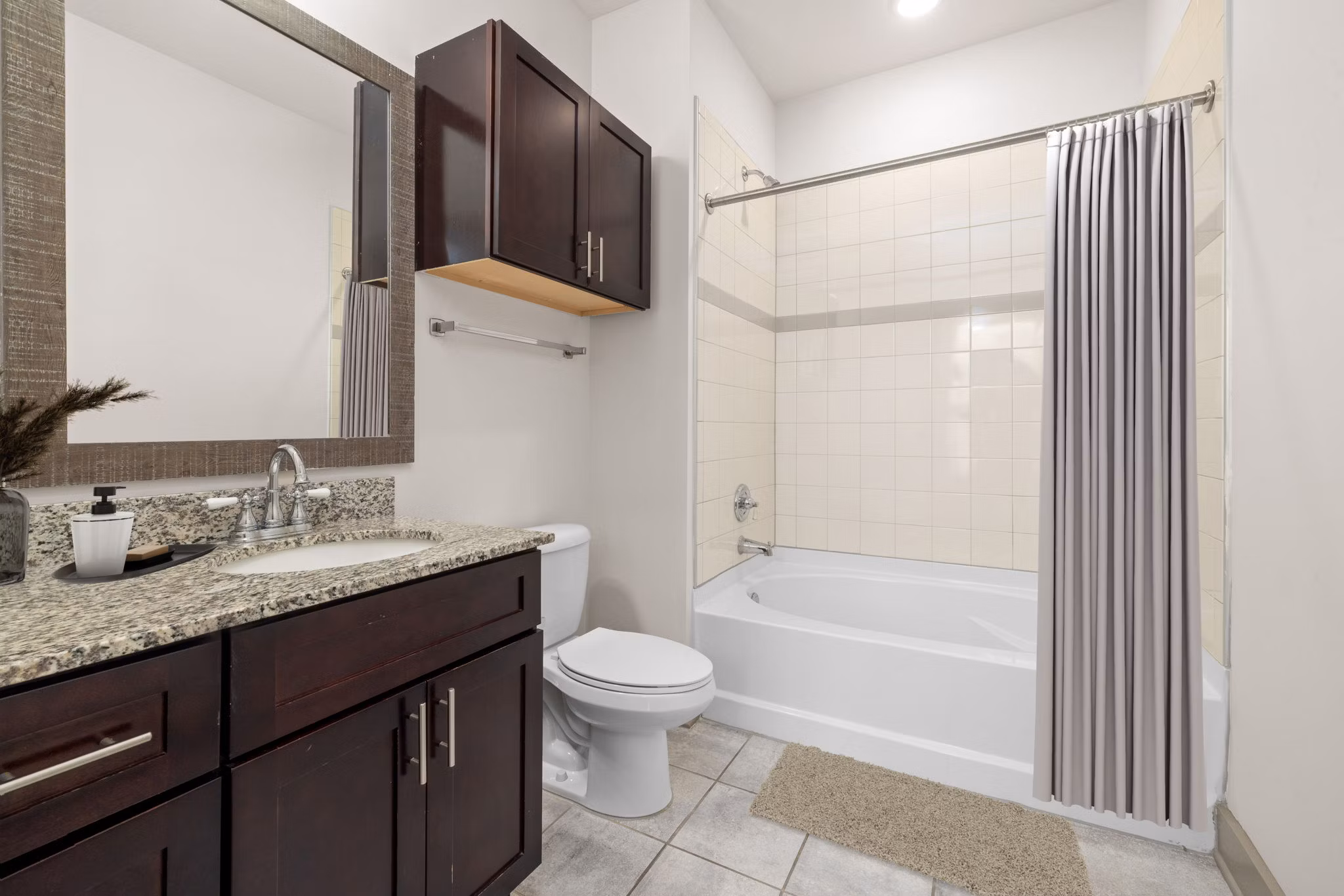 bathroom at The Gramercy Apartments