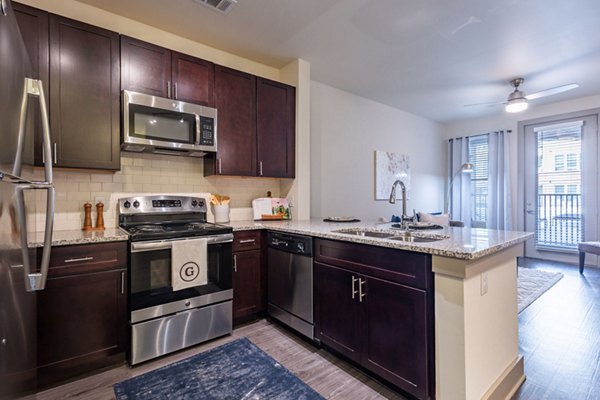 kitchen at The Gramercy Apartments
