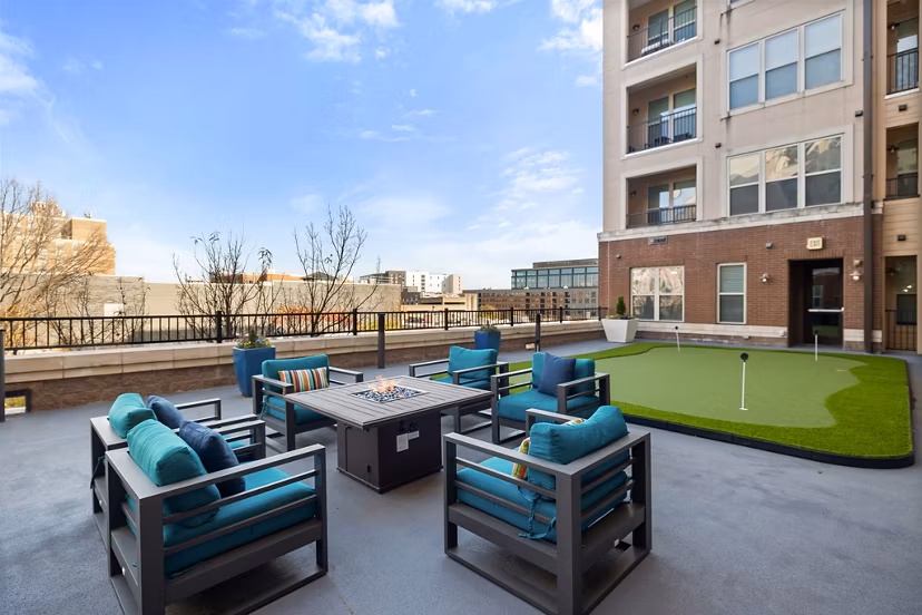 Convenient dog wash station at The Gramercy Apartments, ideal for pet-friendly living and enhancing resident amenities