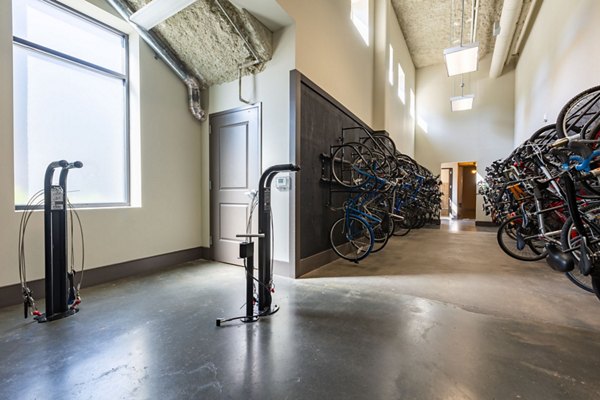 bike storage at The Gramercy Apartments
