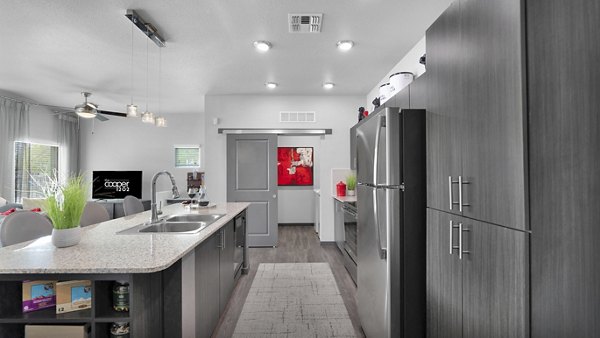 kitchen at The Cooper 202 Apartments