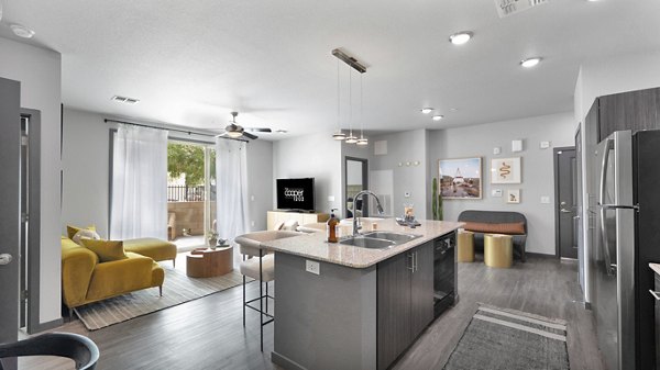 kitchen at The Cooper 202 Apartments