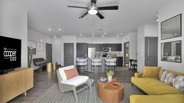 kitchen at The Cooper 202 Apartments