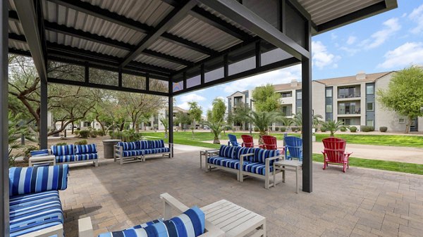 patio at The Cooper 202 Apartments