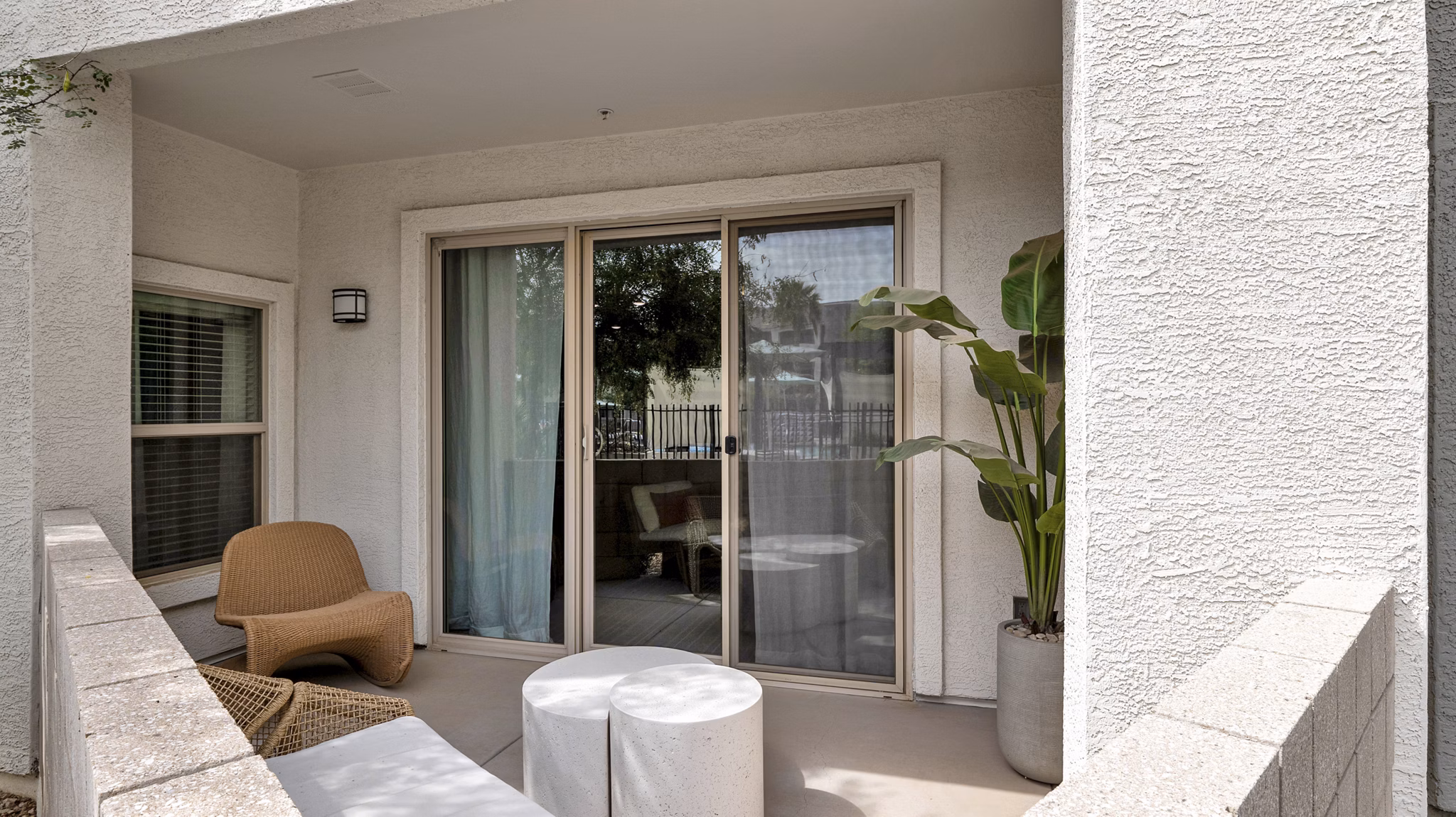 balcony at The Cooper 202 Apartments