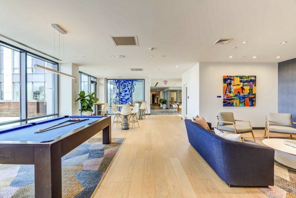 game room at The Eddy Apartments
