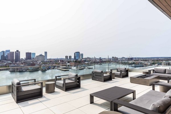 patio/balcony at The Eddy Apartments