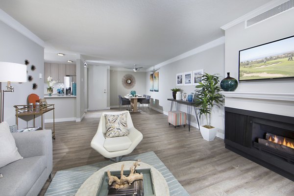 living room at Avana Rancho Palos Verdes Apartments