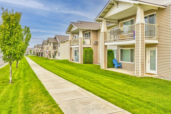 Carrington Place: Modern view of luxury apartments in suburban setting