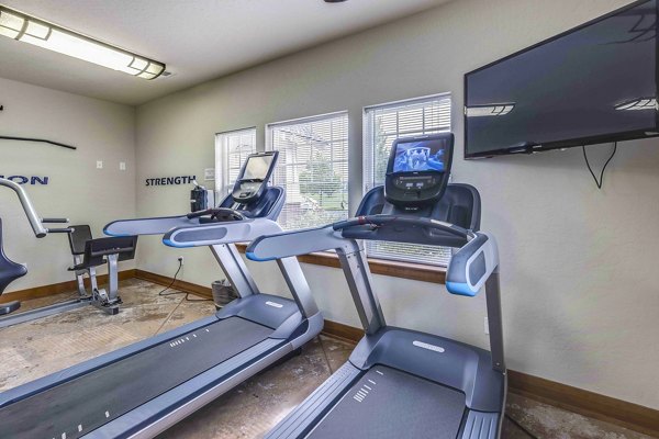 fitness center at Carrington Place Apartments
