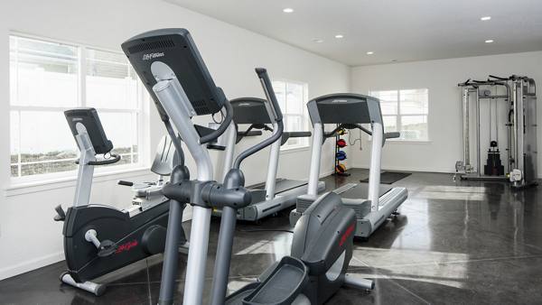 fitness center at Villas at Tullamore Apartments
