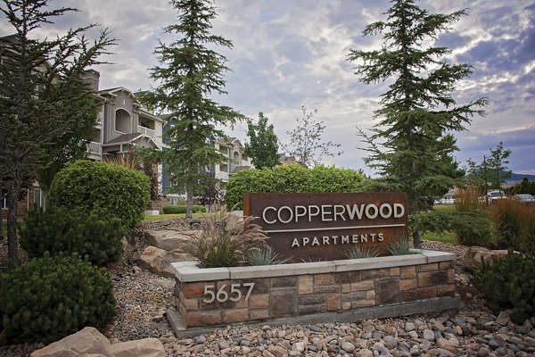 signage at Copperwood Apartments