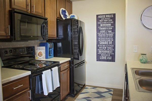 kitchen at Copperwood Apartments