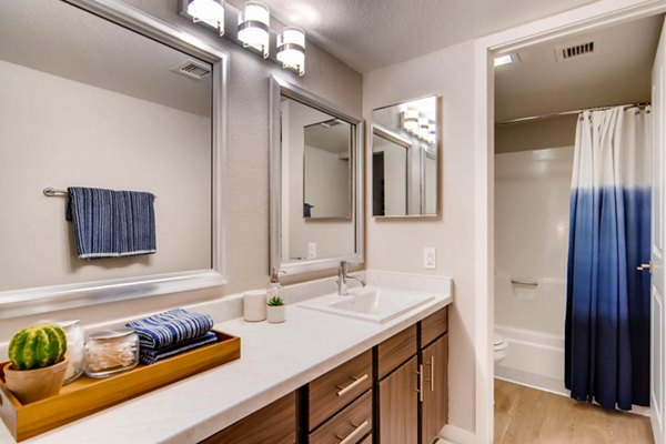 bathroom at Visconti at Camelback Apartments