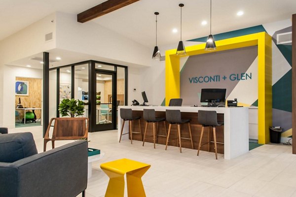 clubhouse/lobby at Visconti at Camelback Apartments