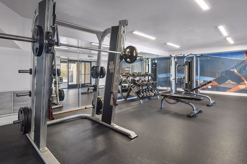 fitness center at Visconti at Camelback Phase II Apartments