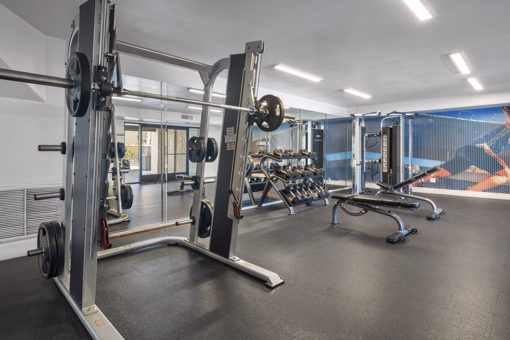 fitness center at Visconti at Camelback Phase II Apartments
