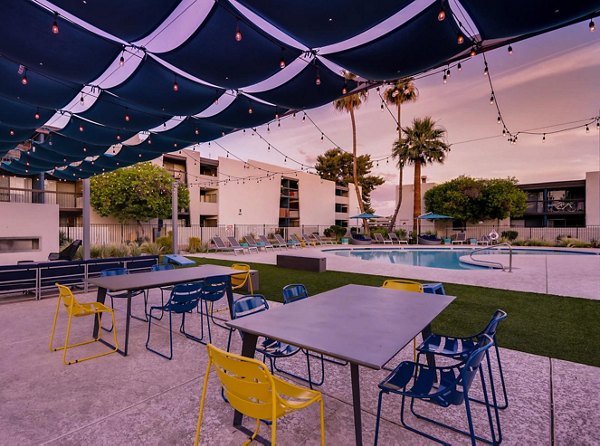 patio at Harvest Apartments