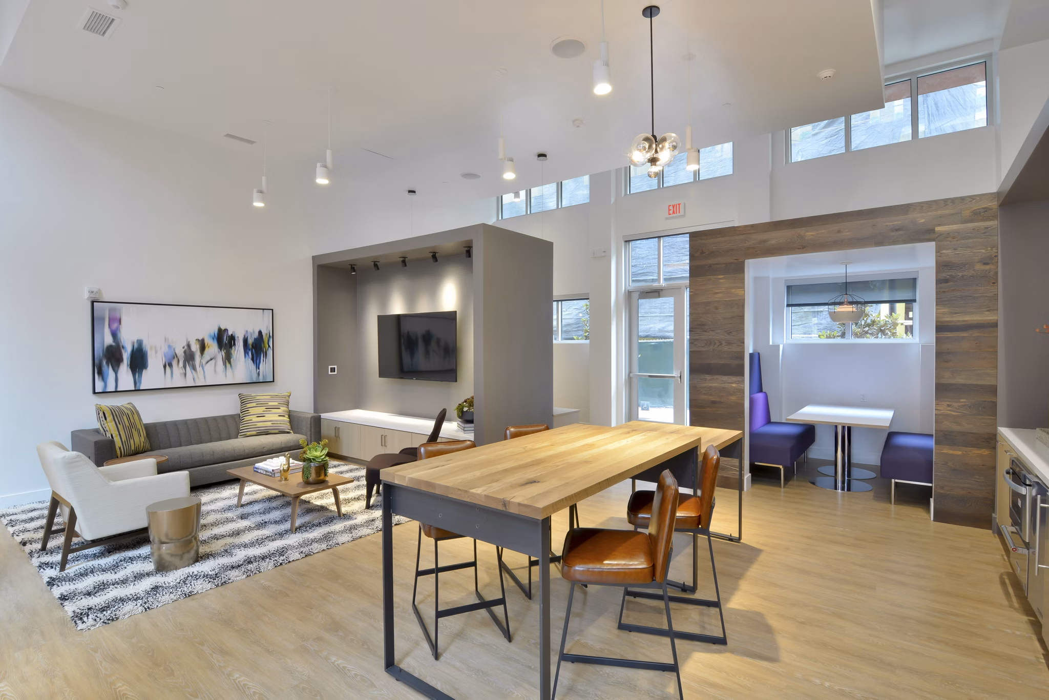 Parker Clubhouse with stylish seating and modern dÃ©cor, ideal for community events and gatherings