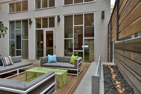 Patio Area at Parker Apartments