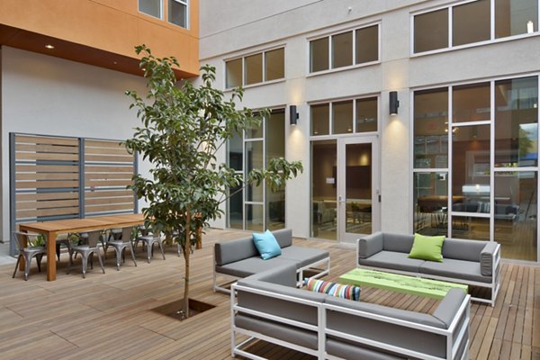 Patio Area at Parker Apartments