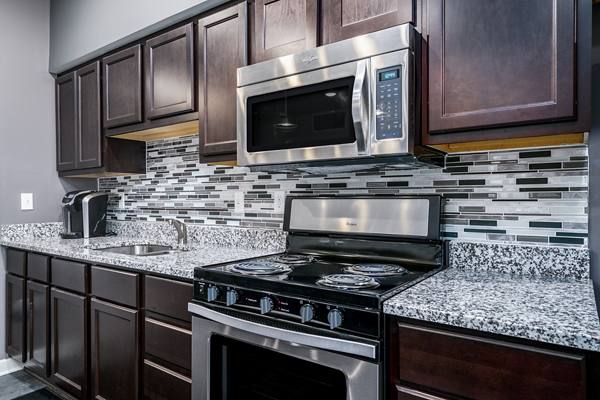 kitchen at The Rocks Apartments