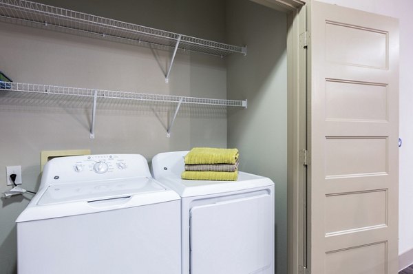 laundry room at Platform Apartments