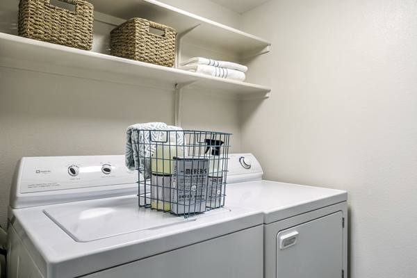 laundry room at Rosewood Apartments