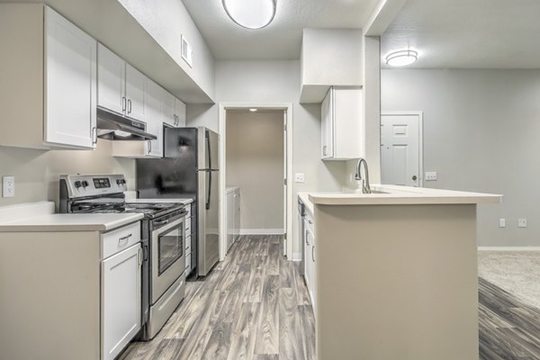 kitchen at River Pointe Apartments