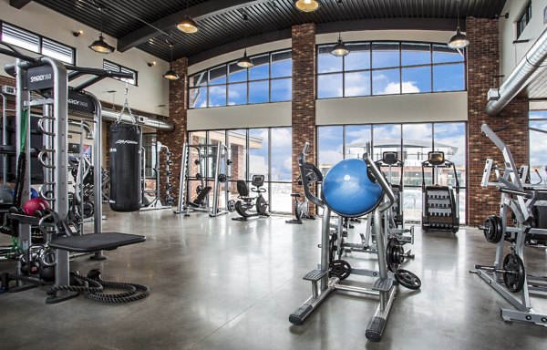 fitness center at 4th West Apartments