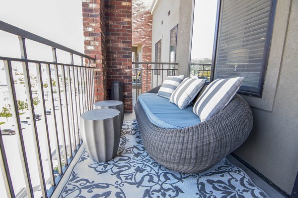 patio/balcony at 4th West Apartments