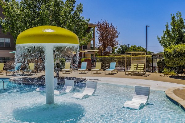 Rooftop pool with city views at The Dorel/Girard Court Apartments