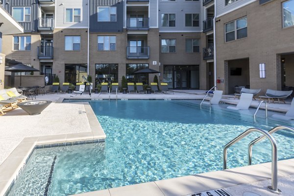 pool at Anderson Flats Apartments
