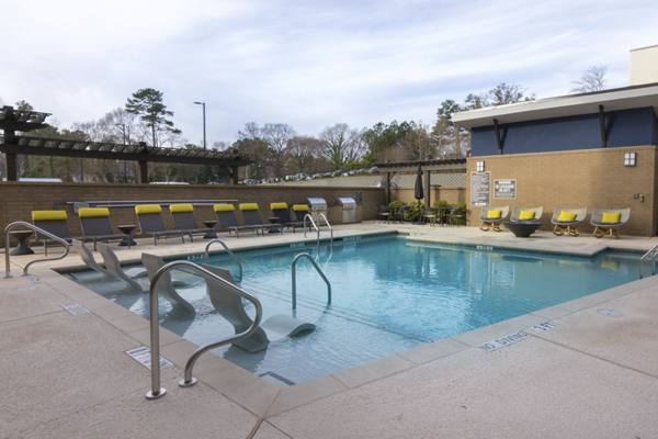 pool at Anderson Flats Apartments
