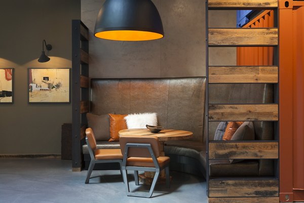 Anthology Apartments: Modern clubhouse with stylish seating and open spaces in Seattle