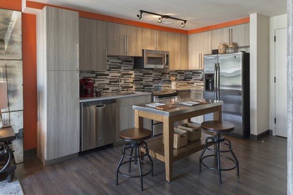 kitchen at Anthology Apartments