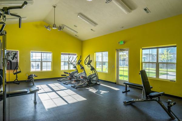 fitness center at Sandalwood Apartments