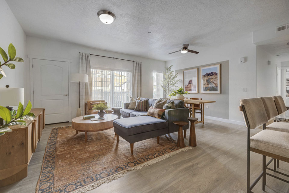 living room at Sandalwood Apartments