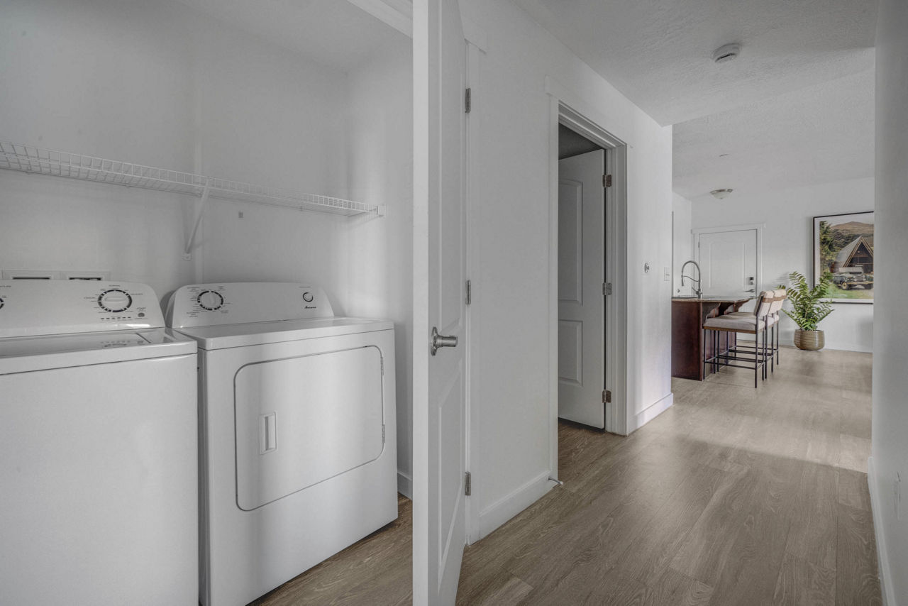Laundry room at Sandalwood Apartments