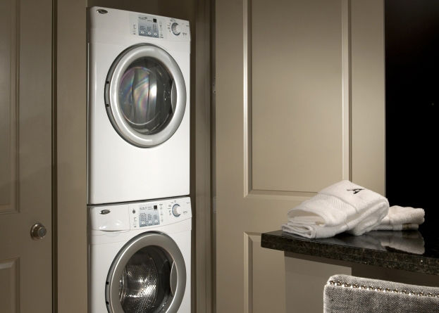 Laundry room at Ashton San Francisco Apartments