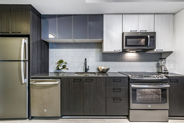 kitchen at ORE 82 Apartments